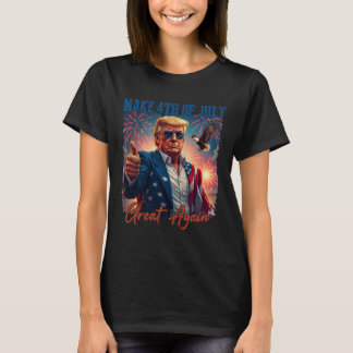 Donald Trump Patriotisches Feuerwerk macht 4. Juli T-Shirt