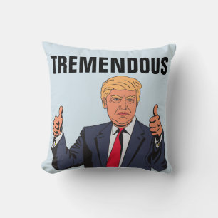 DONALD TRUMP PILLOWS, TREMENDOUS KISSEN
