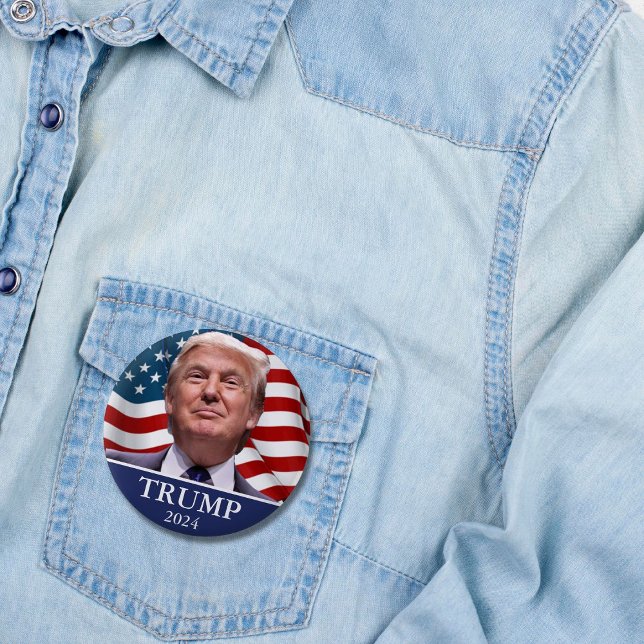 Donald Trump Pinback 2024 Button (Von Creator hochgeladen)