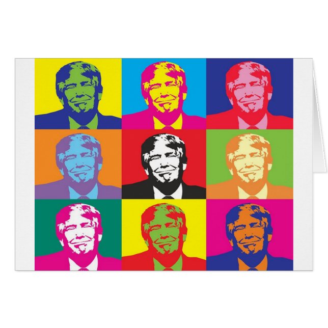 Donald Trump Pop Art (Devant horizontal)