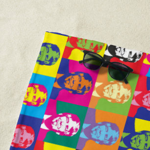 DONALD TRUMP POP ART BEACH TOWELLE STRANDTUCH