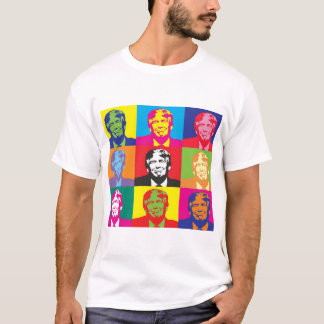 Donald Trump Pop Art Retro Politische Rastergrafik T-Shirt