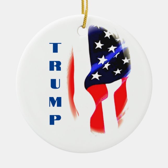 Donald Trump Pop Keramik Ornament (Vorne)