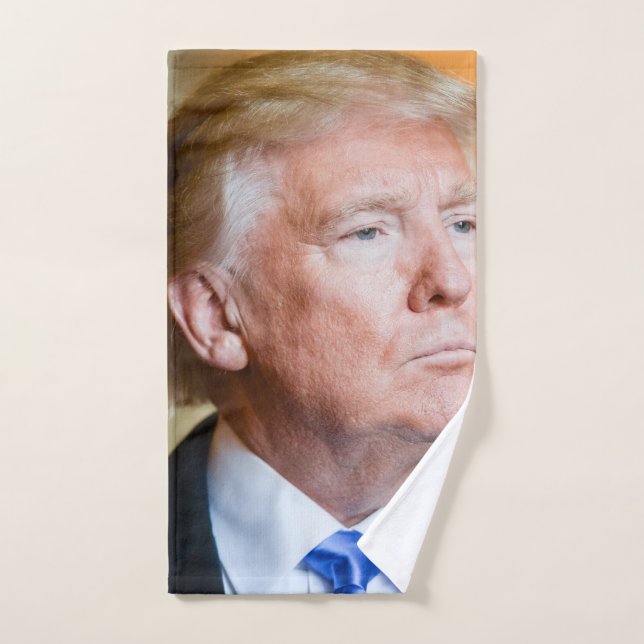 Donald Trump Portrait (Serviette à main)