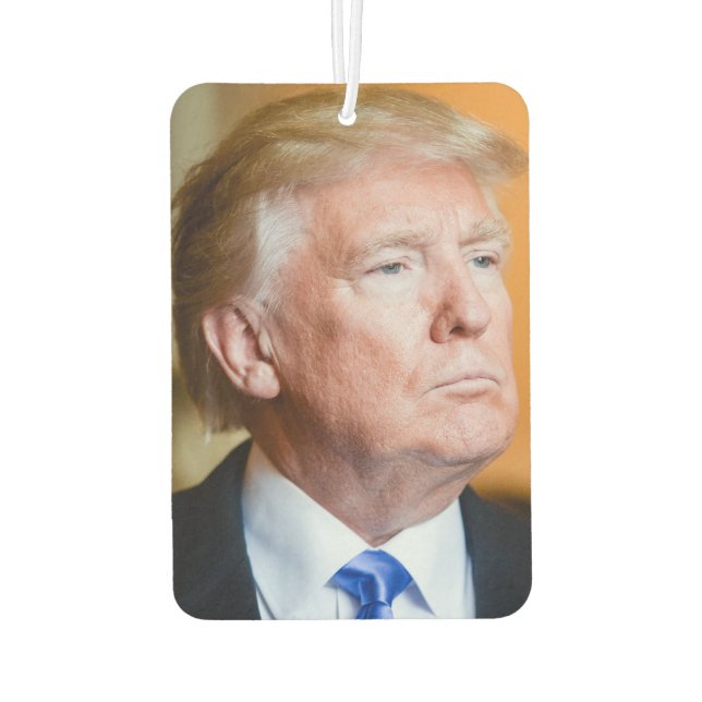 Donald Trump Portrait Autolufterfrischer (Rückseite)