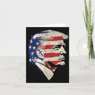 Donald Trump Portrait Karte