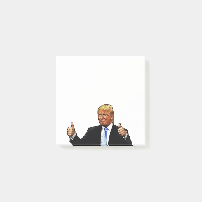 DONALD TRUMP POST IT NOTES POST-IT KLEBEZETTEL (Vorderseite)
