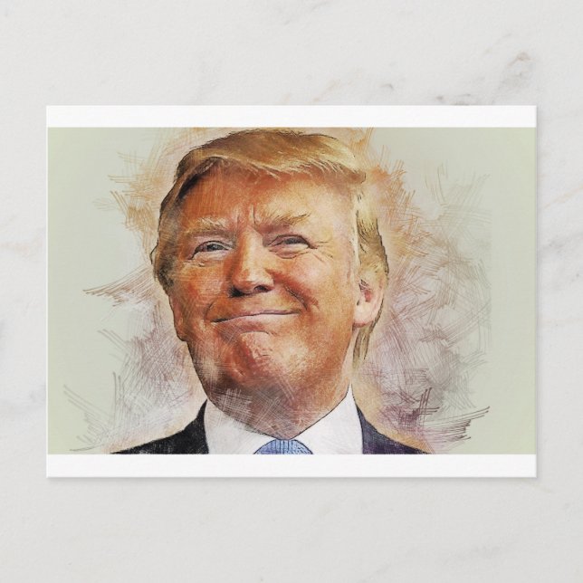 Donald Trump Postkarte (Vorderseite)