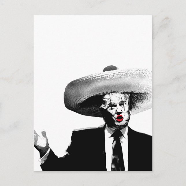 Donald Trump Postkarte (Vorderseite)