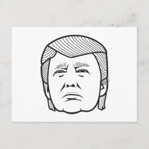 Donald Trump Postkarte