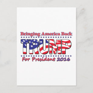 Donald Trump Postkarte