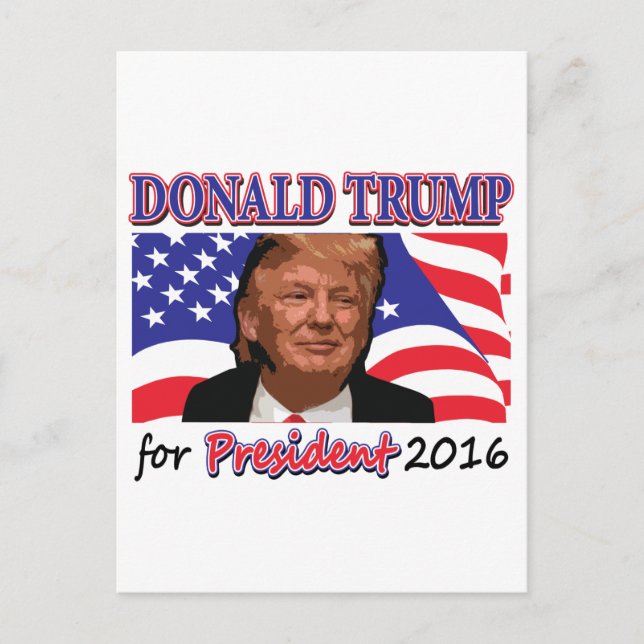 Donald Trump Postkarte (Vorderseite)