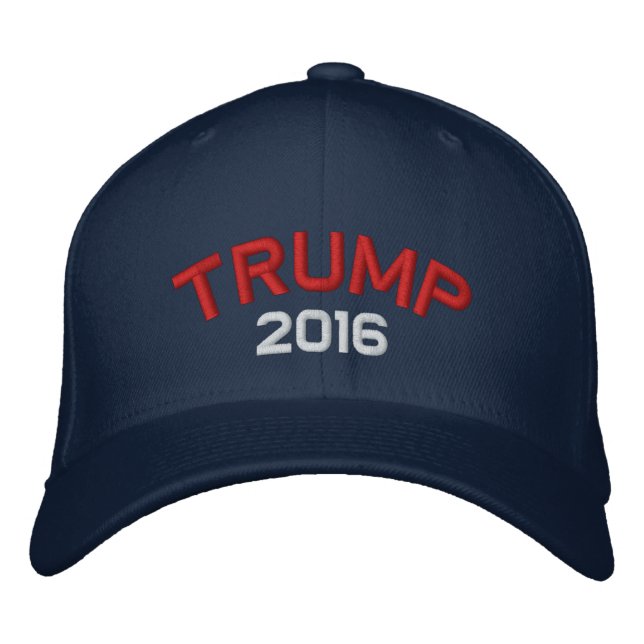 Donald Trump Präsident 2016 Bestickte Baseballkappe (Vorderseite)