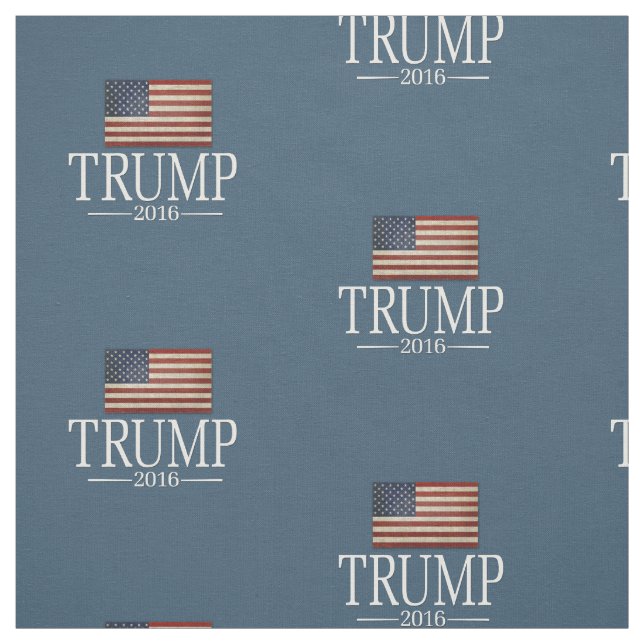 Donald Trump - Präsident 2016 Stoff (Muster)