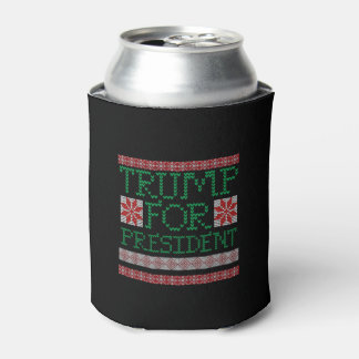 Donald Trump Präsident 2016 Ugly Holiday Sweater Dosenkühler