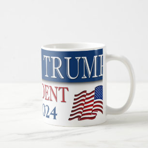 Donald Trump Präsident 2024 Kaffeetasse