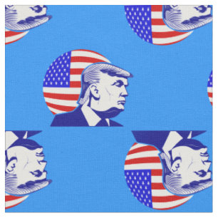 Donald Trump, Präsident der amerikanischen Fahne Stoff