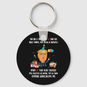 Donald Trump Präsident Funny 60. Geburtstag Trump  Schlüsselanhänger
