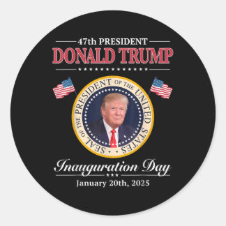 Donald Trump Präsident Gedächtnisfeier Donal Runder Aufkleber