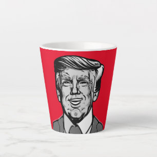 DONALD TRUMP PRÄSIDENT KARIKATUR MILCHTASSE