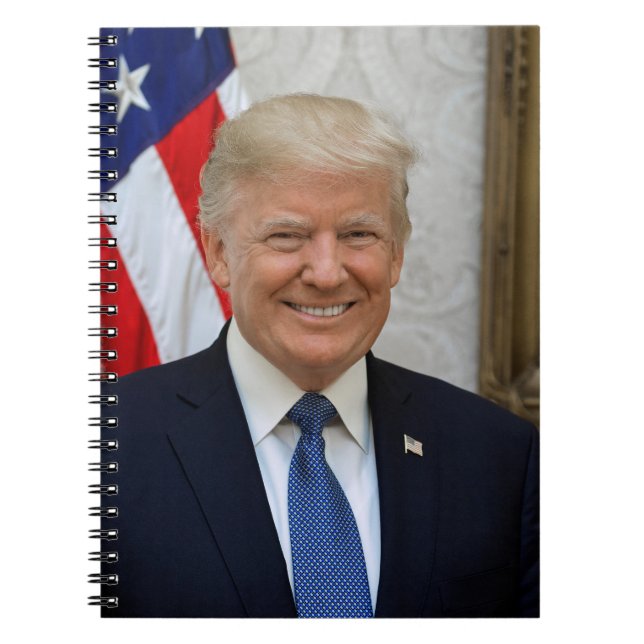 Donald Trump Präsident Portrait Notizblock (Vorderseite)