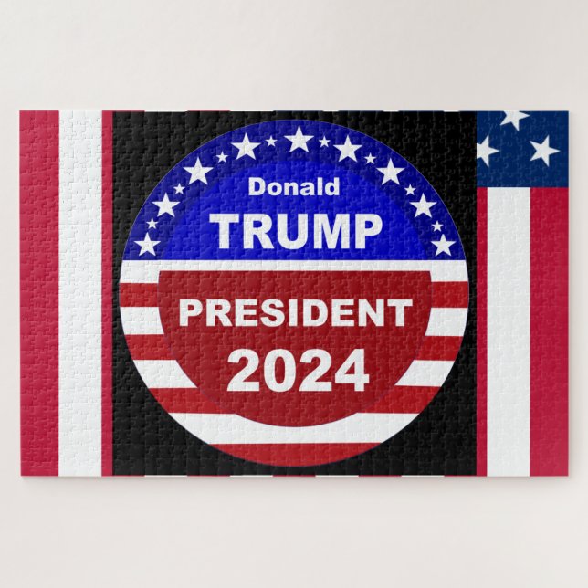 Donald Trump Präsident um 2024 (Horizontal)
