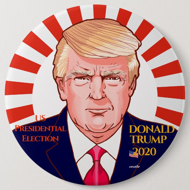 Donald Trump - Präsidentschaftswahl 2020 Button (Vorderseite)