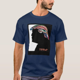 Donald Trump psychedelisches Combover T-Shirt