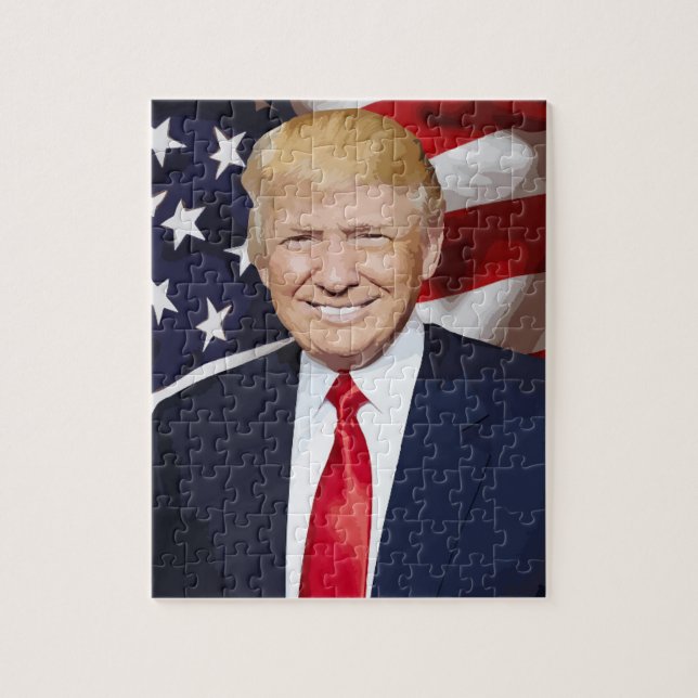 DONALD TRUMP-Puzzle (Vertikal)