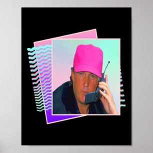 Donald Trump Retro 80er 90s Graphic Poster
