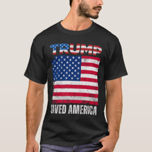 Donald Trump Rettete Amerika 47. Präsident Inaugur T-Shirt