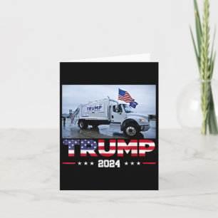 Donald Trump Rides Garbage Truck - Garbage Truck T Karte