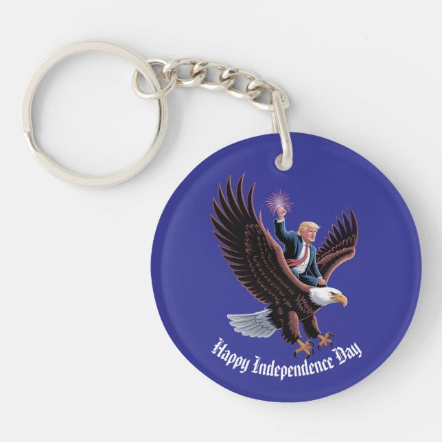 Donald Trump Riding Patriotic Eagle Art Custom (Devant)