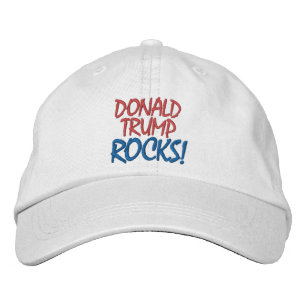 DONALD TRUMP ROCKS BESTICKTE BASEBALLKAPPE