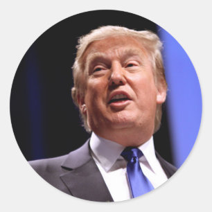 Donald Trump Runder Aufkleber