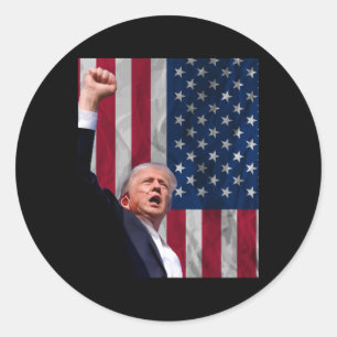 Donald Trump Runder Aufkleber