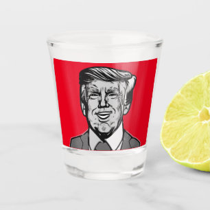 DONALD TRUMP SCHNAPSGLAS