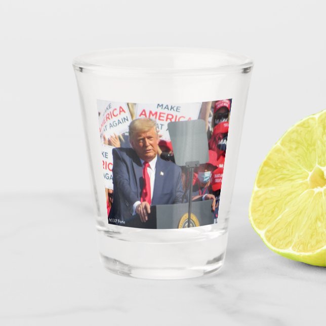 Donald Trump   Schnapsglas (Vorderseite)