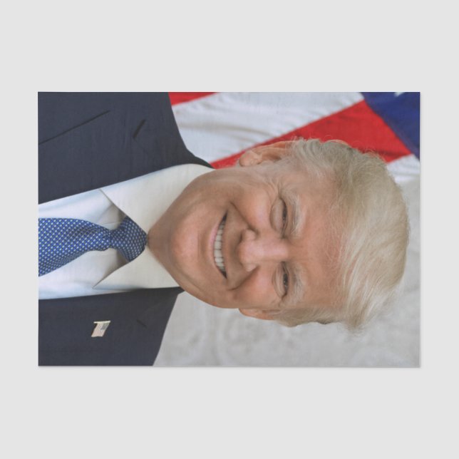 Donald Trump Seidenpapier (Vorderseite)