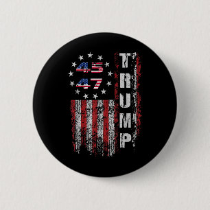 Donald Trump Shirt Trump Merchandise 45 47 Trump 2 Button
