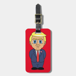 Donald Trump sieht Smug aus Gepäckanhänger