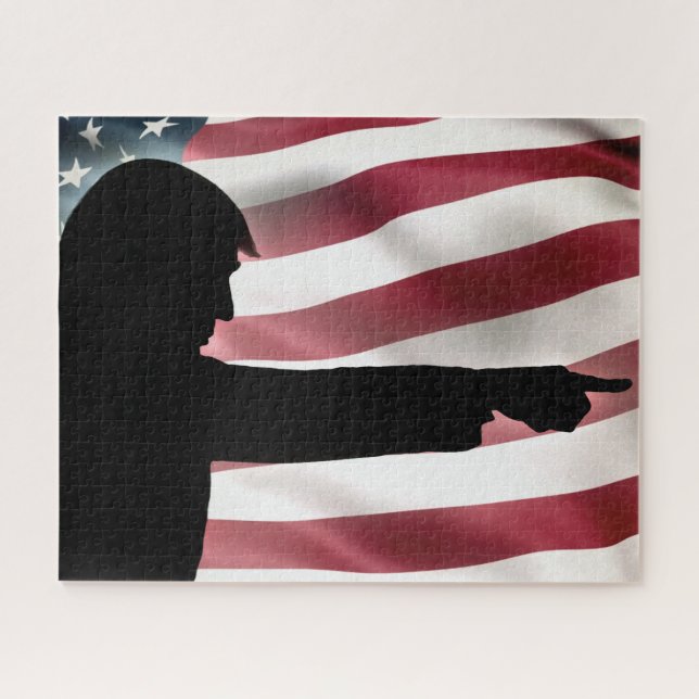 Donald Trump Silhouette (Horizontal)