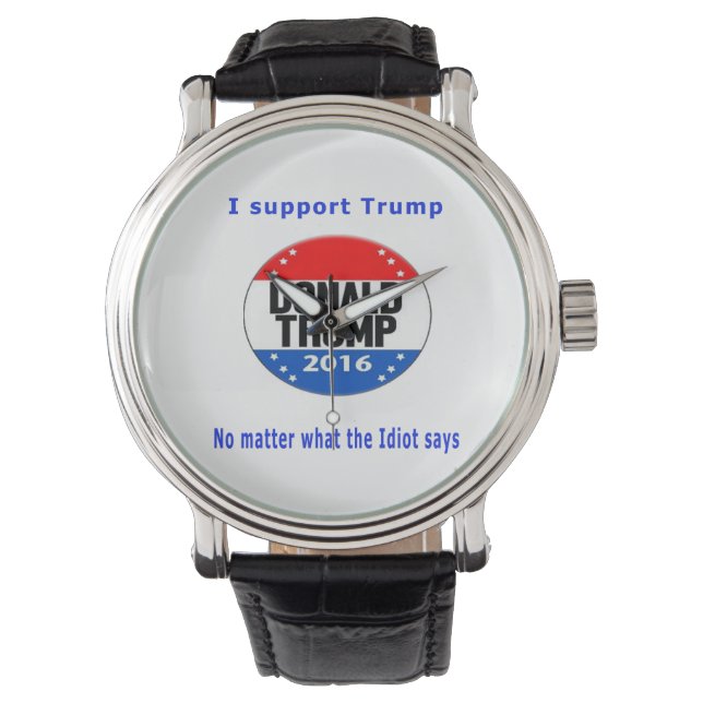 Donald Trump Spaß Armbanduhr (Vorderseite)