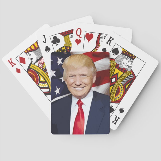 DONALD TRUMP Spielkarten (Rückseite)
