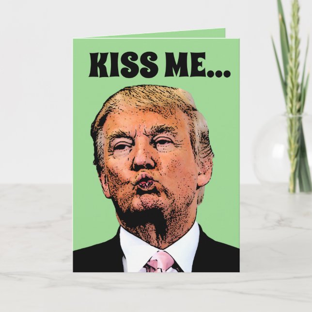 DONALD TRUMP ST. LA CARTE DE SALUT DE JOUR DE PATR (Devant)
