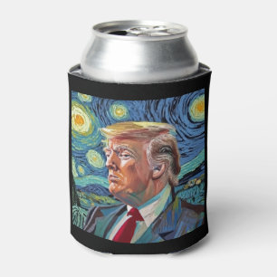 Donald Trump Starry Night Van Gogh Art Style 2024 Dosenkühler
