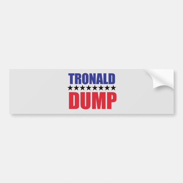 Donald Trump - Sticker Tronald Dump (Devant)