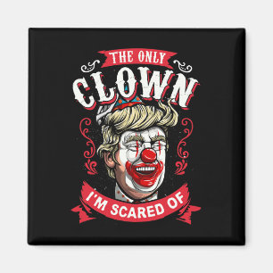 Donald Trump T Shirt Funny Clown Resist Männer Fra Magnet