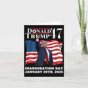 Donald Trump Tag der Amtseinführung 2025 Victo Karte