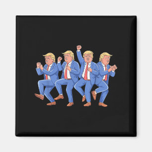 Donald Trump tanzt am 4. Juli Trump 2025 Magnet